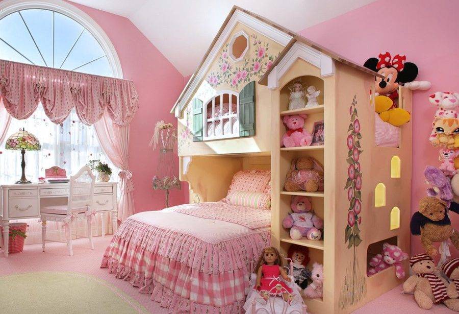 mẫu thiết kế nội thất phòng ngủ công chúa công ty xây dựng brocons